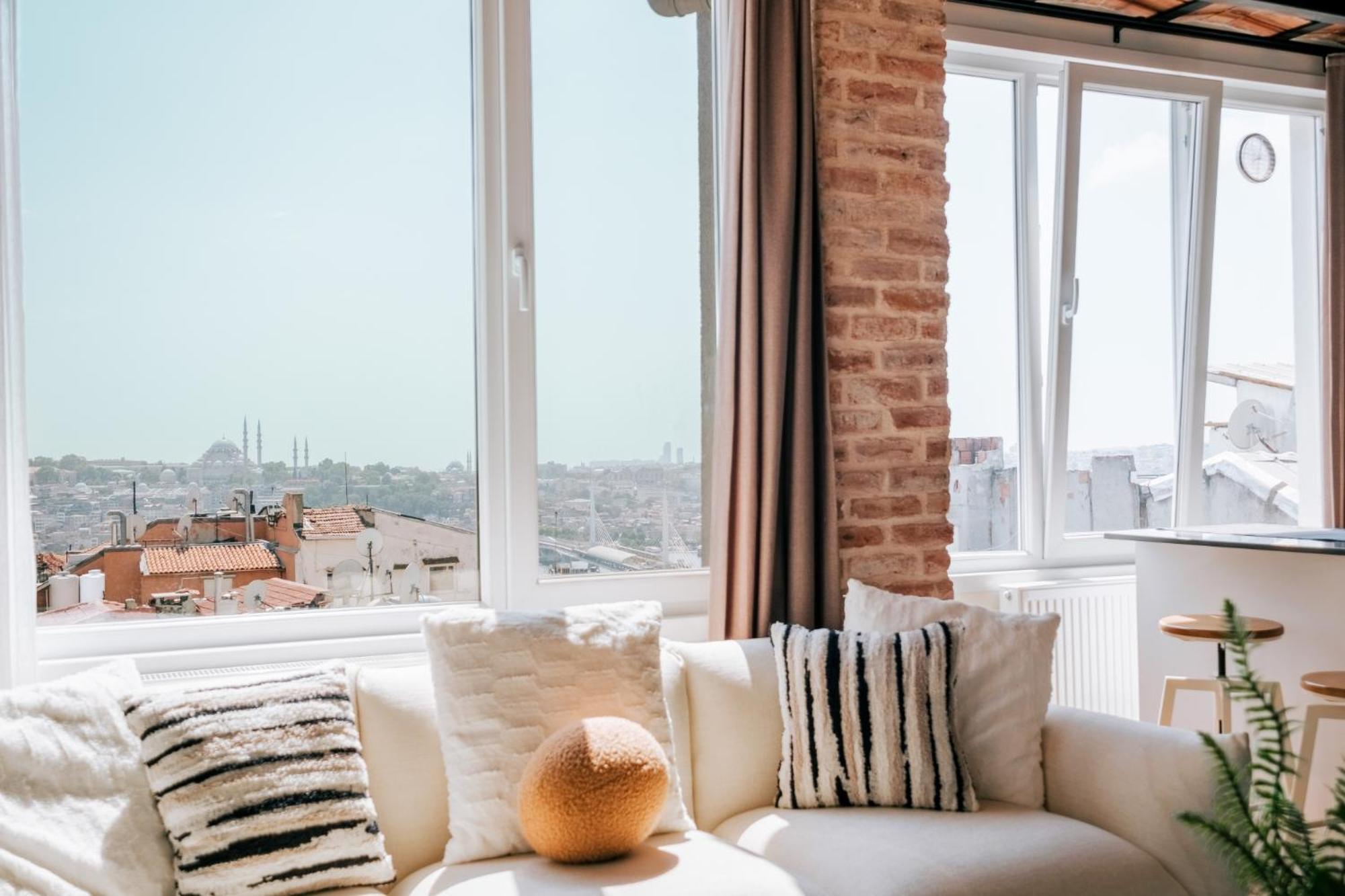 Flat W City View Near Galata Tower In Istiklal Ave Apartment Istanbul Exterior photo